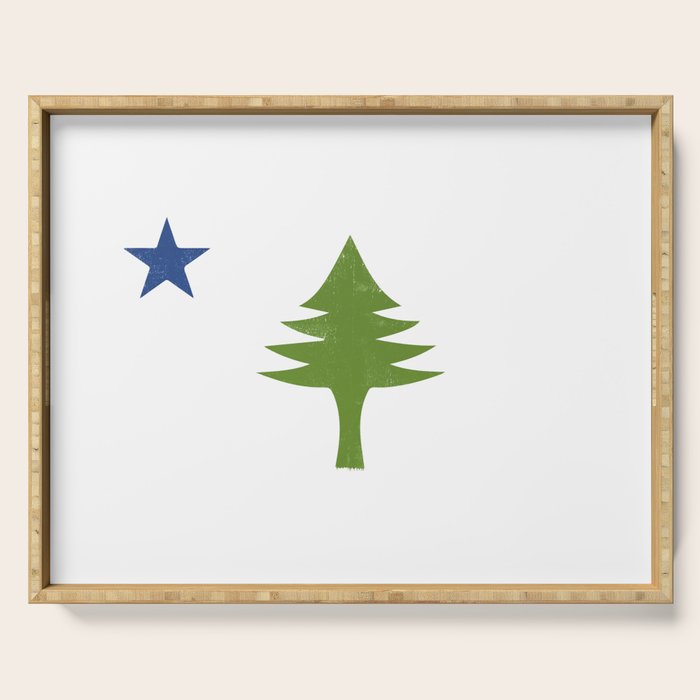 Maine Flag Serving Tray Gallery Image 1