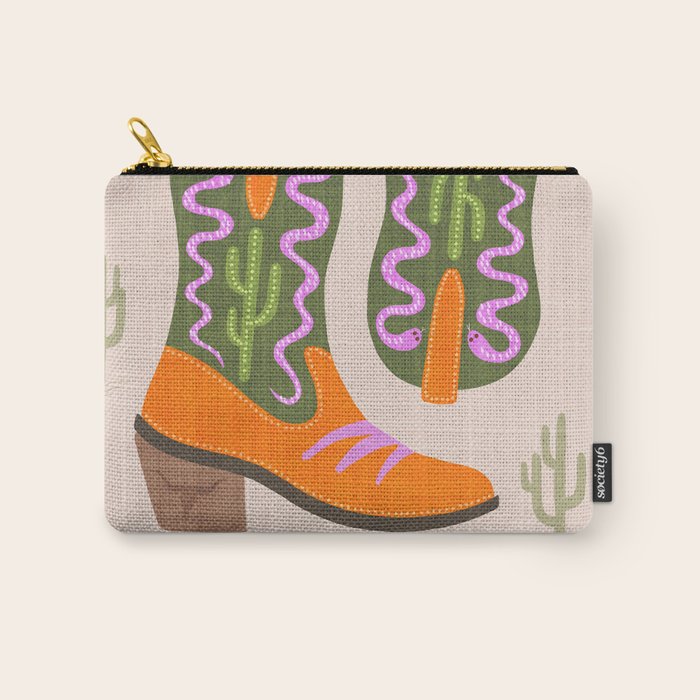 Cowgirl boots Desert Adventures Carry All Pouch Gallery Image 1