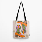 Cowgirl boots Desert Adventures Tote Bag Gallery Image 2