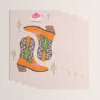 Cowgirl boots Desert Adventures Wrapping Paper Gallery Image 3