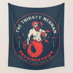 The Thirsty Merman Provincetown, Massachusetts Wall Tapestry Gallery Image 4