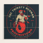 The Thirsty Merman Provincetown, Massachusetts Wood Wall Art Gallery Image 1