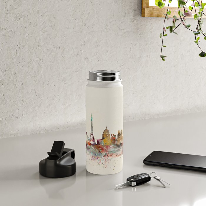 paris city skyline Water Bottle Gallery Image 5