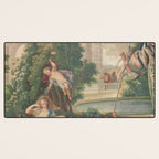 Antique 17th Century Romantic French Mythological Tapestry Desk Mat Gallery Image 3