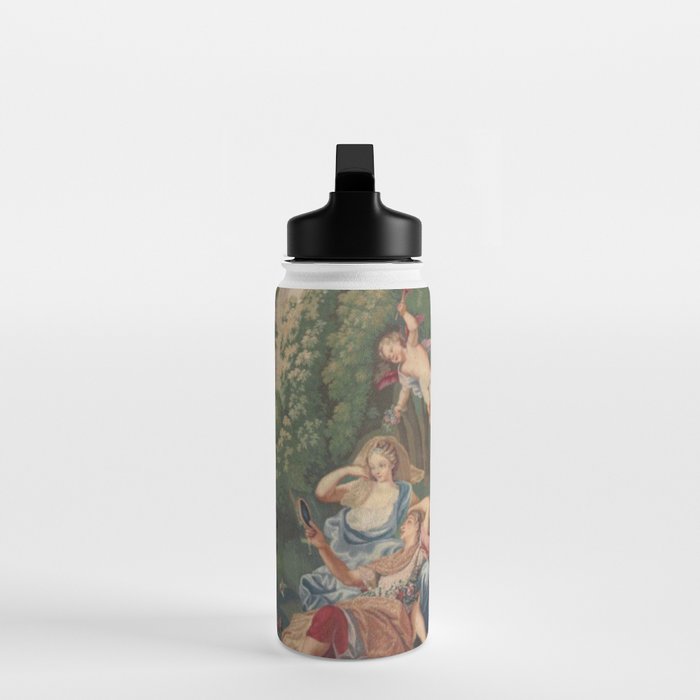 Antique 17th Century Romantic French Mythological Tapestry Water Bottle Gallery Image 3