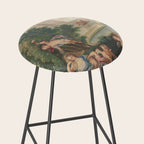 Antique 17th Century Romantic French Mythological Tapestry Stool Gallery Image 2