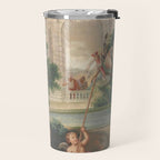 Antique 17th Century Romantic French Mythological Tapestry Travel Mug Gallery Image 2