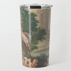 Antique 17th Century Romantic French Mythological Tapestry Travel Mug Gallery Image 1