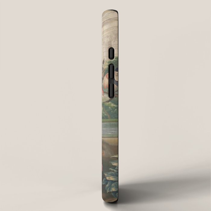 Antique 17th Century Romantic French Mythological Tapestry iPhone Case Gallery Image 2