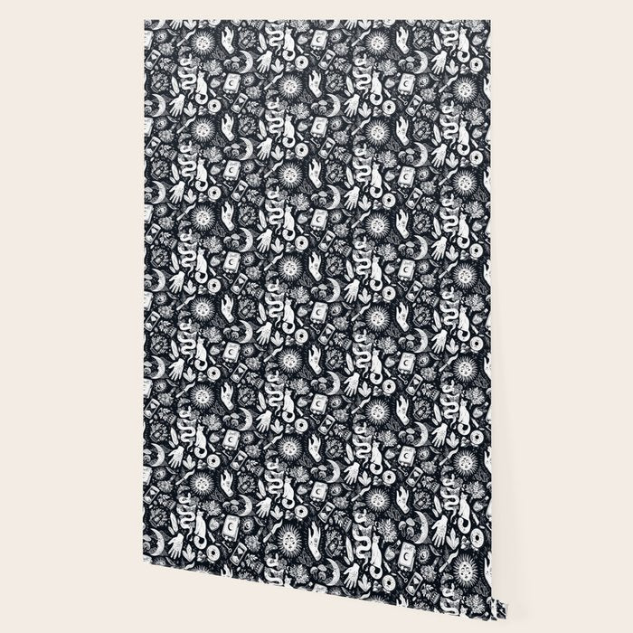Witchy Things In Black And White Wallpaper Gallery Image 2