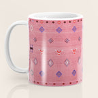 Lovely Pink Oriental Traditional Moroccan Handmade Printable Style  Coffee Mug Gallery Image 3