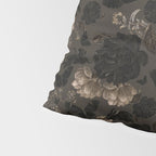Maximalist Dark Moody Gothic Girl Flowers And Moths Pillow Sham Gallery Image 4