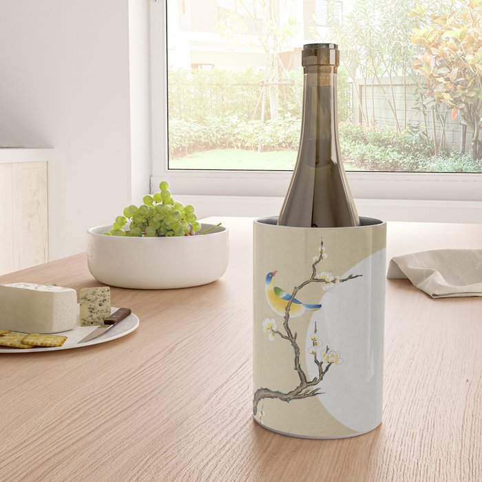 Plum blossoms, bird and the moon Type A (Minhwa: Korean traditional/folk art) Wine Chiller Gallery Image 4