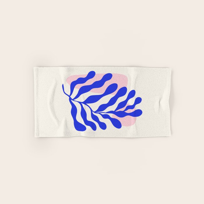 Blue Matisse Ferns Bath Towel Gallery Image 1