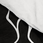 Black and white people crowd pattern Comforter Gallery Image 4