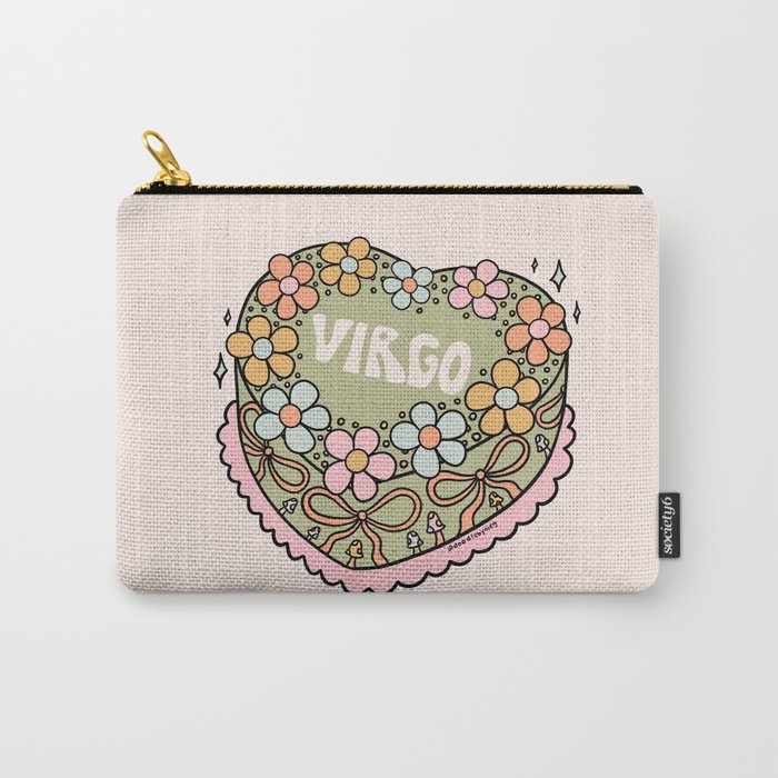 Virgo Heart Cake Carry All Pouch Gallery Image 1