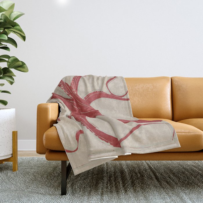 OCTOPUS 3 Throw Blanket Gallery Image 1
