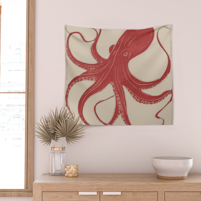 OCTOPUS 3 Wall Tapestry Gallery Image 2