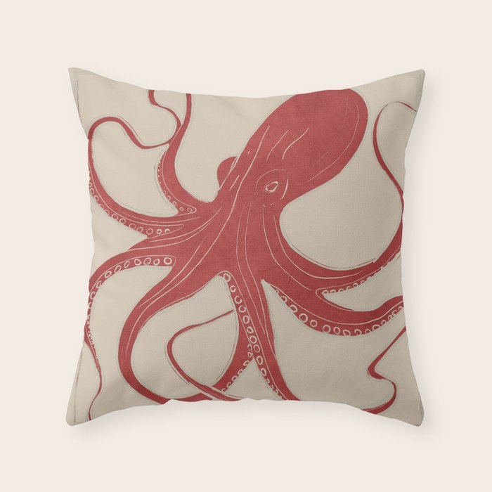 OCTOPUS 3 Throw Pillow Gallery Image 6