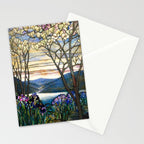 Louis Comfort Tiffany - Magnolias And Irises 1905 Stationery Card Gallery Image 2