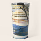 Louis Comfort Tiffany - Magnolias And Irises 1905 Travel Mug Gallery Image 1
