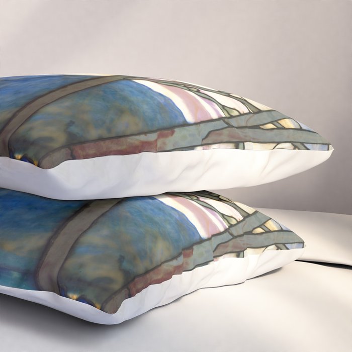 Louis Comfort Tiffany - Magnolias And Irises 1905 Pillow Sham Gallery Image 3