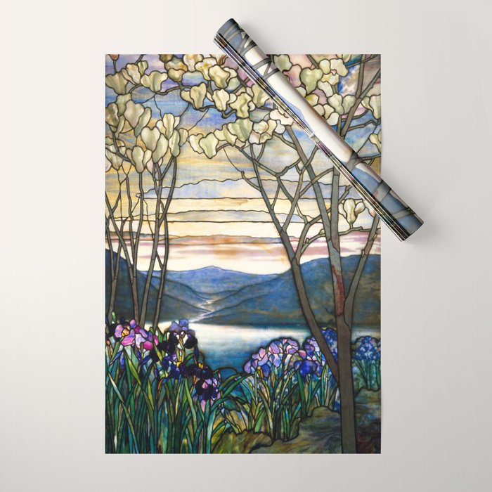 Louis Comfort Tiffany - Magnolias And Irises 1905 Wrapping Paper Gallery Image 1