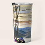 Louis Comfort Tiffany - Magnolias And Irises 1905 Travel Mug Gallery Image 3