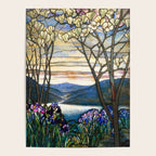 Louis Comfort Tiffany - Magnolias And Irises 1905 Poster Gallery Image 4