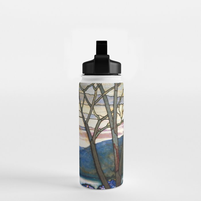 Louis Comfort Tiffany - Magnolias And Irises 1905 Water Bottle Gallery Image 2
