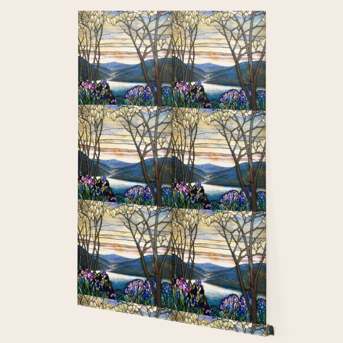 Louis Comfort Tiffany - Magnolias And Irises 1905 Wallpaper Gallery Image 2