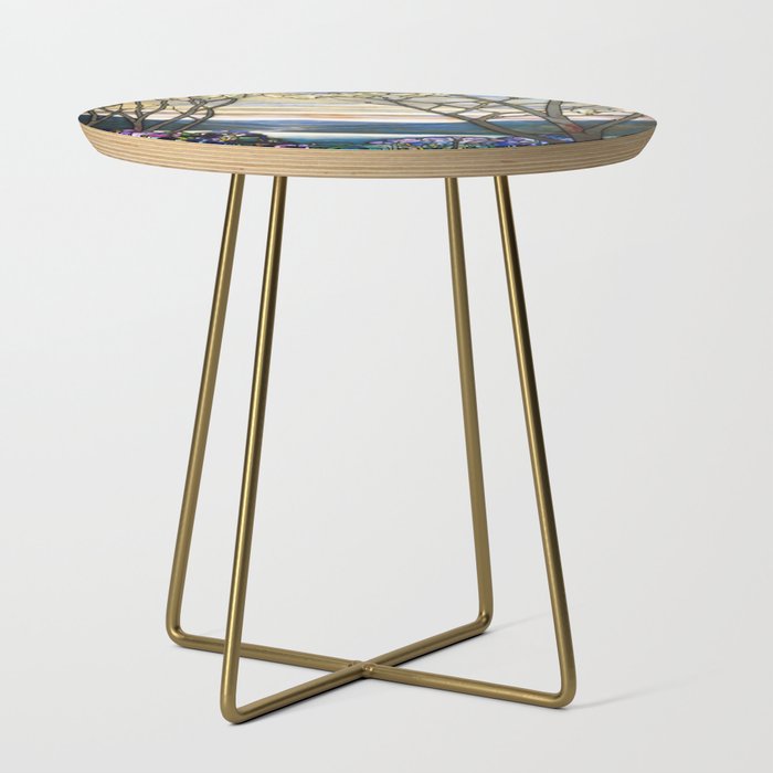 Louis Comfort Tiffany - Magnolias And Irises 1905 Side Table Gallery Image 1