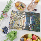 Louis Comfort Tiffany - Magnolias And Irises 1905 Cutting Board Gallery Image 2
