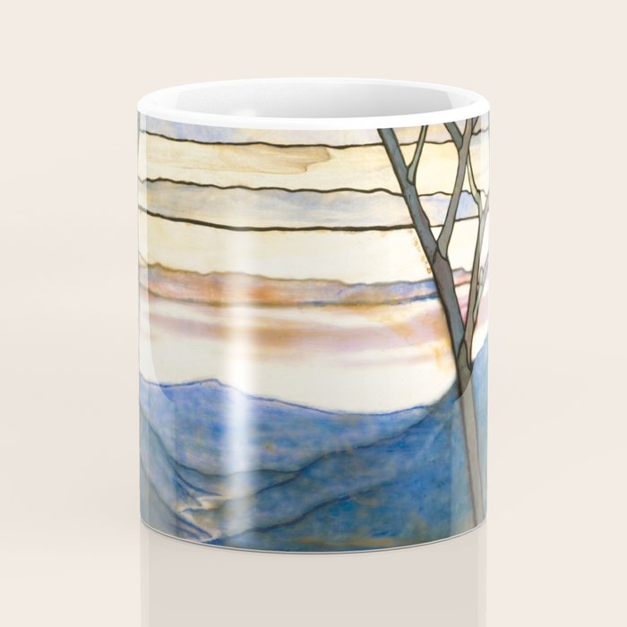 Louis Comfort Tiffany - Magnolias And Irises 1905 Coffee Mug Gallery Image 4