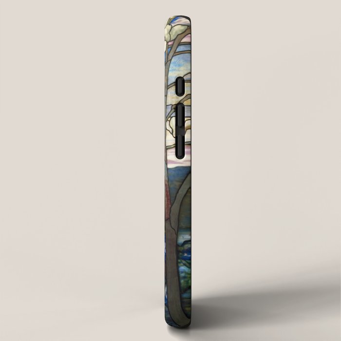 Louis Comfort Tiffany - Magnolias And Irises 1905 iPhone Case Gallery Image 2