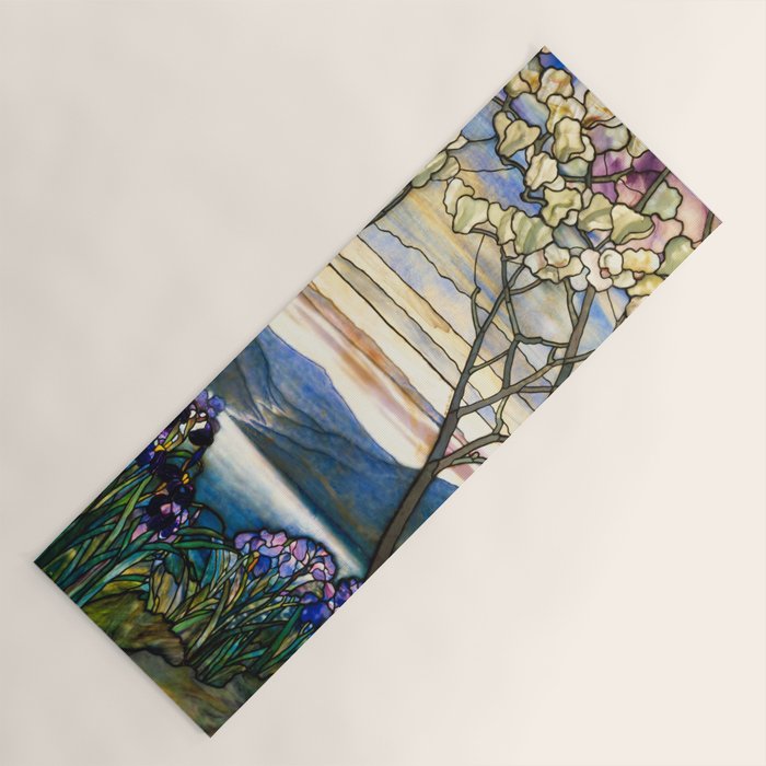 Louis Comfort Tiffany - Magnolias And Irises 1905 Yoga Mat Gallery Image 1