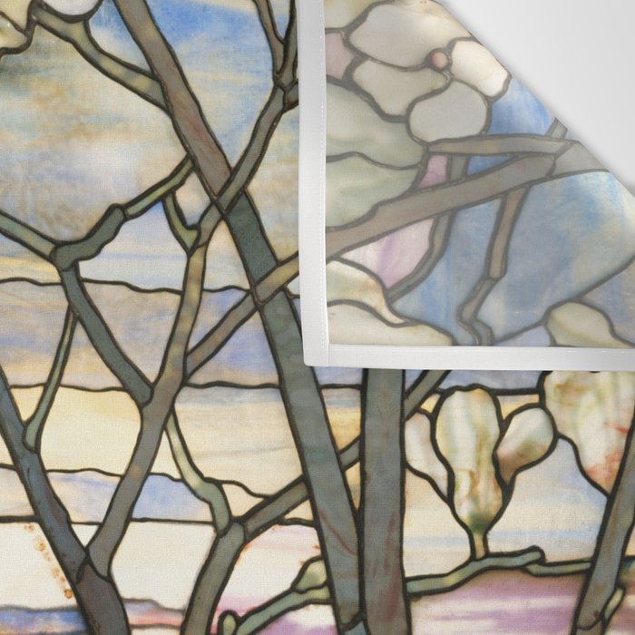 Louis Comfort Tiffany - Magnolias And Irises 1905 Wall Tapestry Gallery Image 3