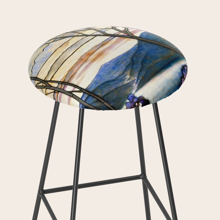 Louis Comfort Tiffany - Magnolias And Irises 1905 Stool Gallery Image 2