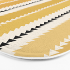 Western Stripes V Golden Yellow Bath Mat Gallery Image 3