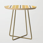 Western Stripes V Golden Yellow Side Table Gallery Image 1