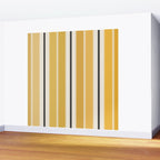 Western Stripes V Golden Yellow Wall Mural Gallery Image 2