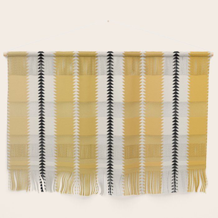 Western Stripes V Golden Yellow Wall Hanging Gallery Image 1