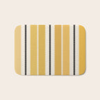 Western Stripes V Golden Yellow Bath Mat Gallery Image 1