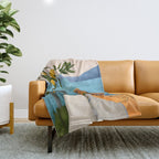 Golden Hour Serenity Throw Blanket Gallery Image 1