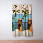 Golden Hour Serenity Window Curtain Gallery Image 3