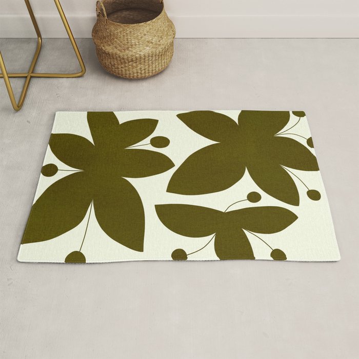 Abstract-botanical 13 Rug Gallery Image 1