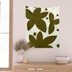 Abstract-botanical 13 Wall Tapestry Gallery Image 2
