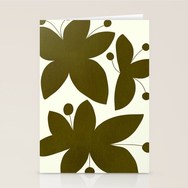 Abstract-botanical 13 Stationery Card Gallery Image 2
