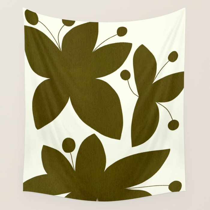Abstract-botanical 13 Wall Tapestry Gallery Image 1