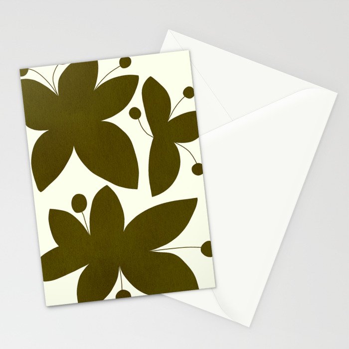 Abstract-botanical 13 Stationery Card Gallery Image 2
